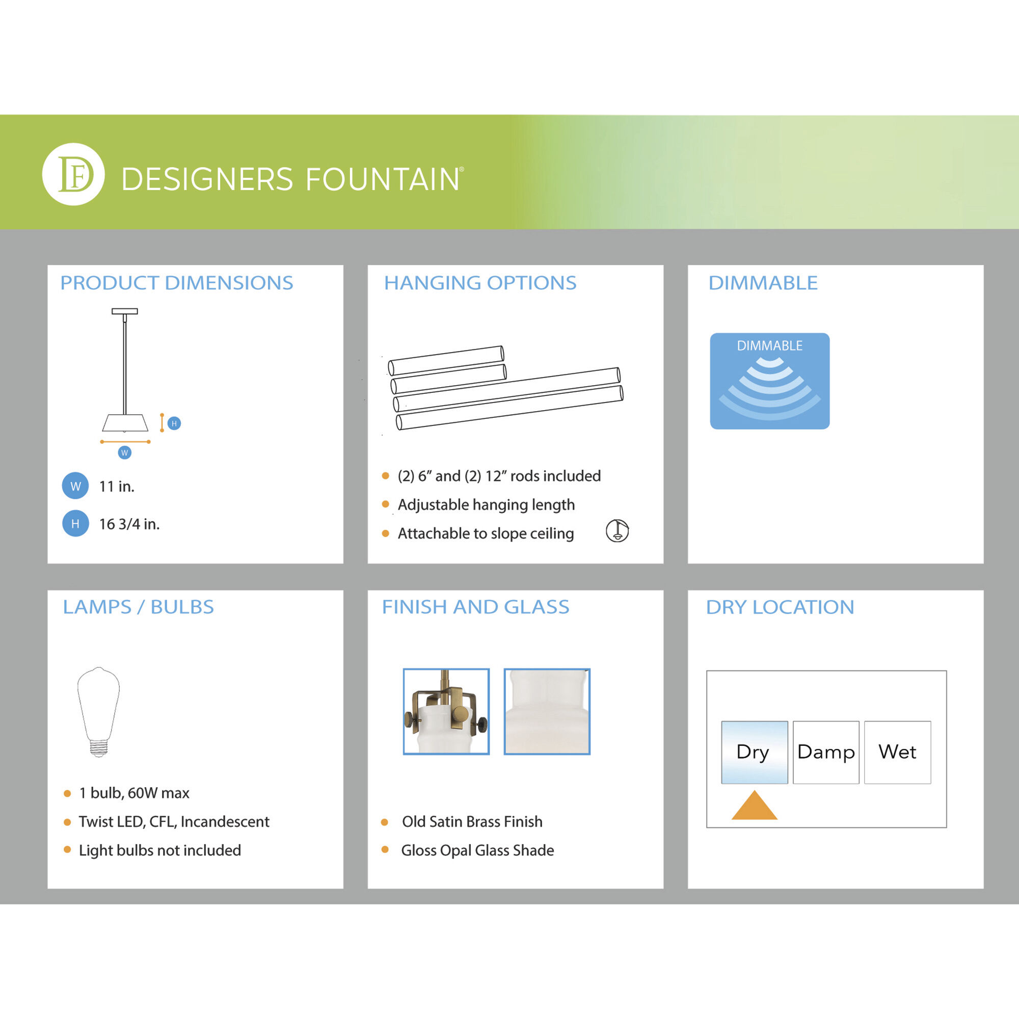 Beechmont 1 Light 11 inch Old Satin Brass Pendant Ceiling Light